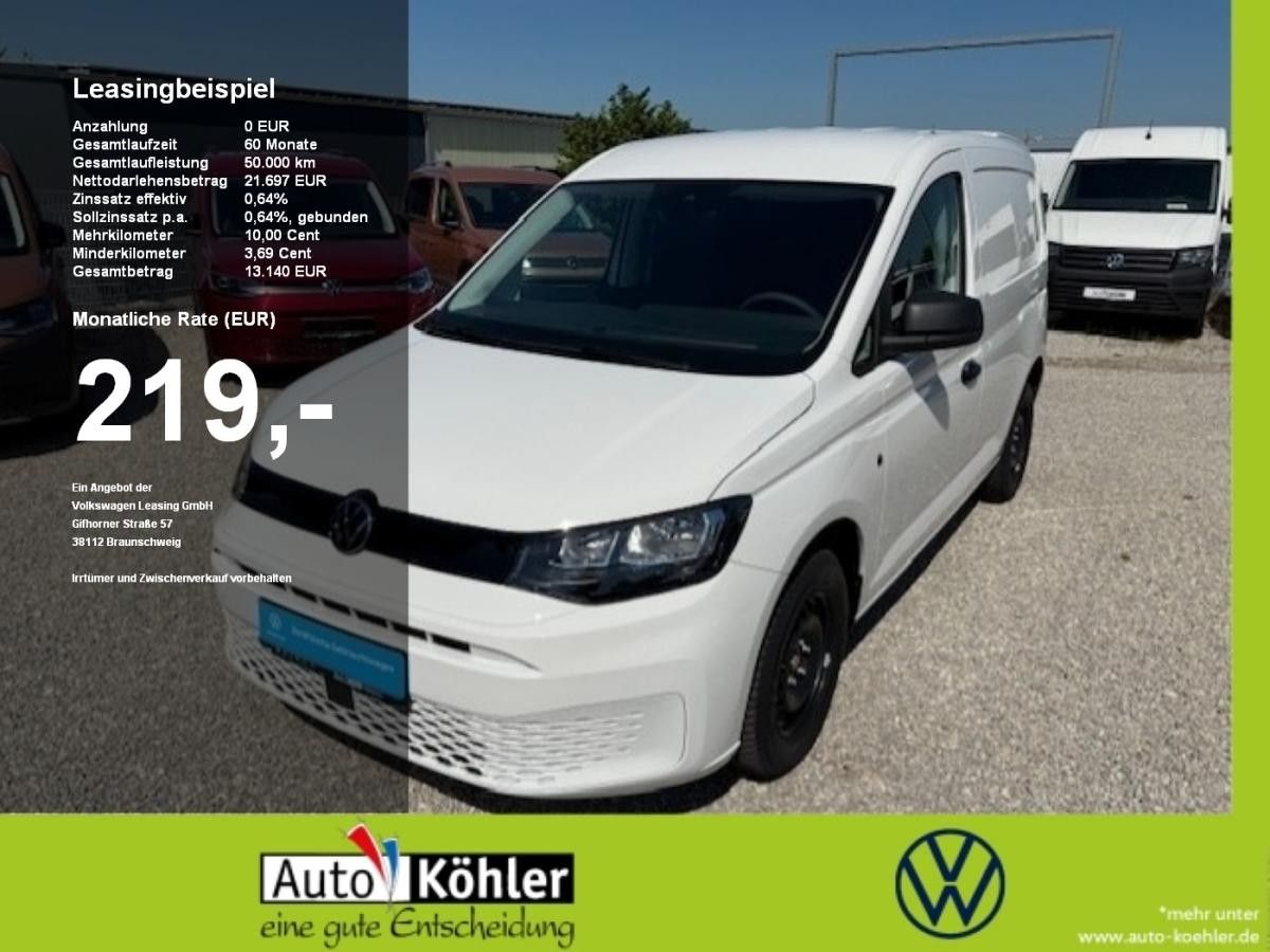 Volkswagen Caddy Cargo TDi Tageszulassung AHK+Virt+PDC Leasing