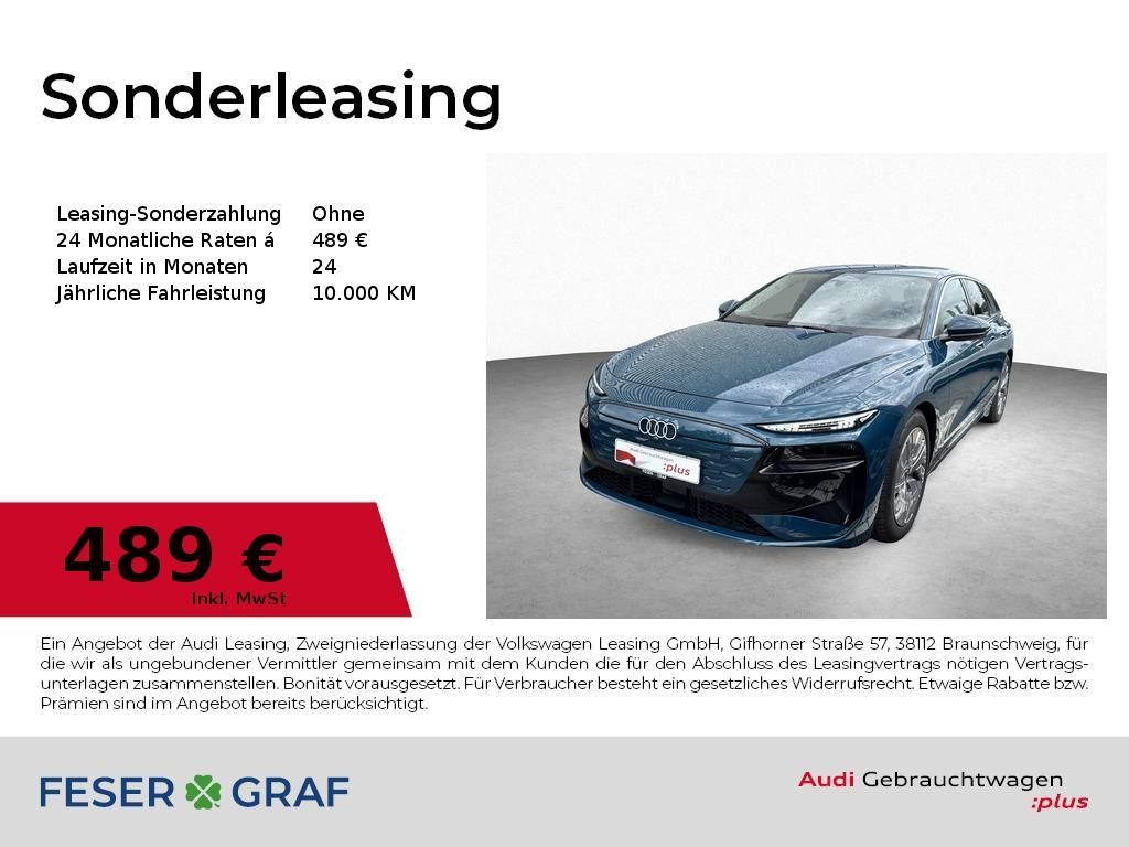 Audi A6 e-tron Avant performance LUFT HuD MATRIX B&O Leasing
