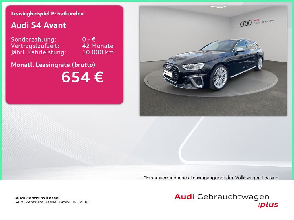 Audi S4 Avant 3.0 TDI quattro LED Navi PDC+ Alcantara Leasing