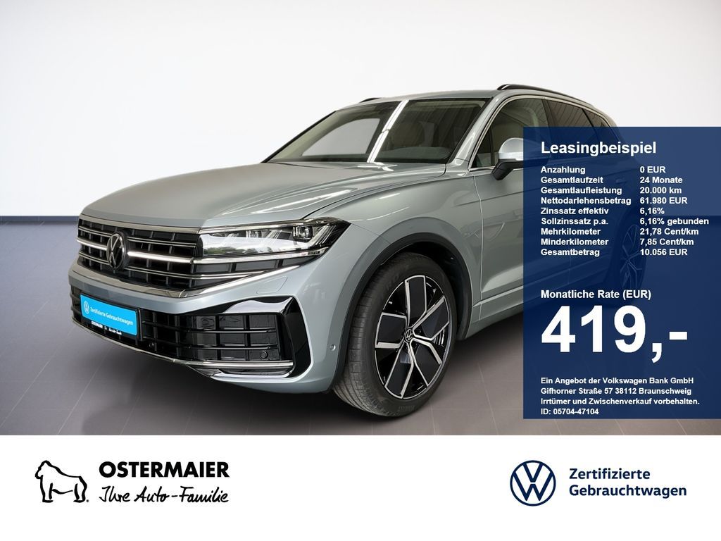 Volkswagen Touareg ELEGANCE 3.0TDI 286PS NP.107T AHK.STDHZG Leasing