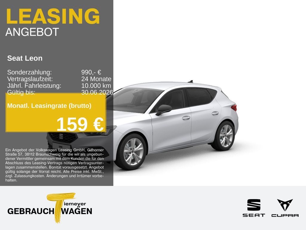Seat Leon 2.0 TDI DSG FR SIDE-ASSIST NAVI+ KAMERA ACC Leasing