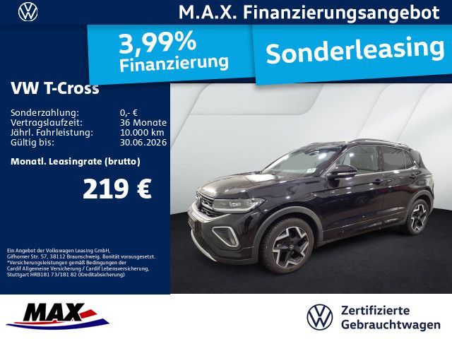 Volkswagen T-Cross 1.5 TSI DSG R-LINE LED+KAMERA+AHK+DCP+ Leasing