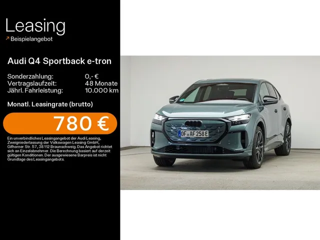 Audi Q4 Sportback e-tron quattro performance 250 kW