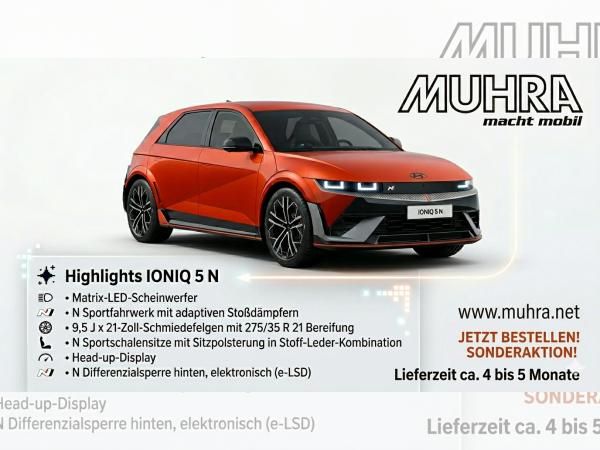 Hyundai IONIQ 5 N MY27 ❗BITTE ZUERST FAHRZEUGBESCHREIBUNG LESEN❗ Leasing