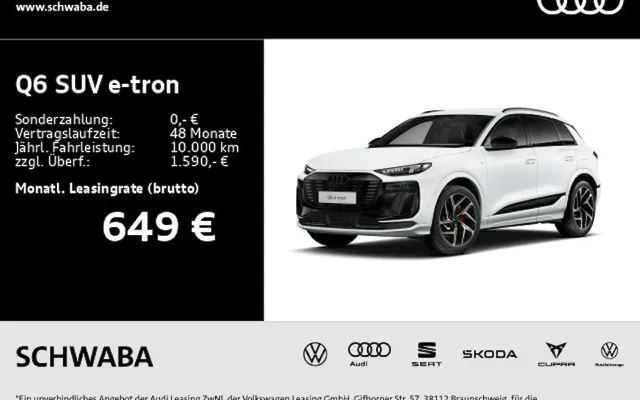 Audi Q6-e-tron S Line Business Performance 5dr