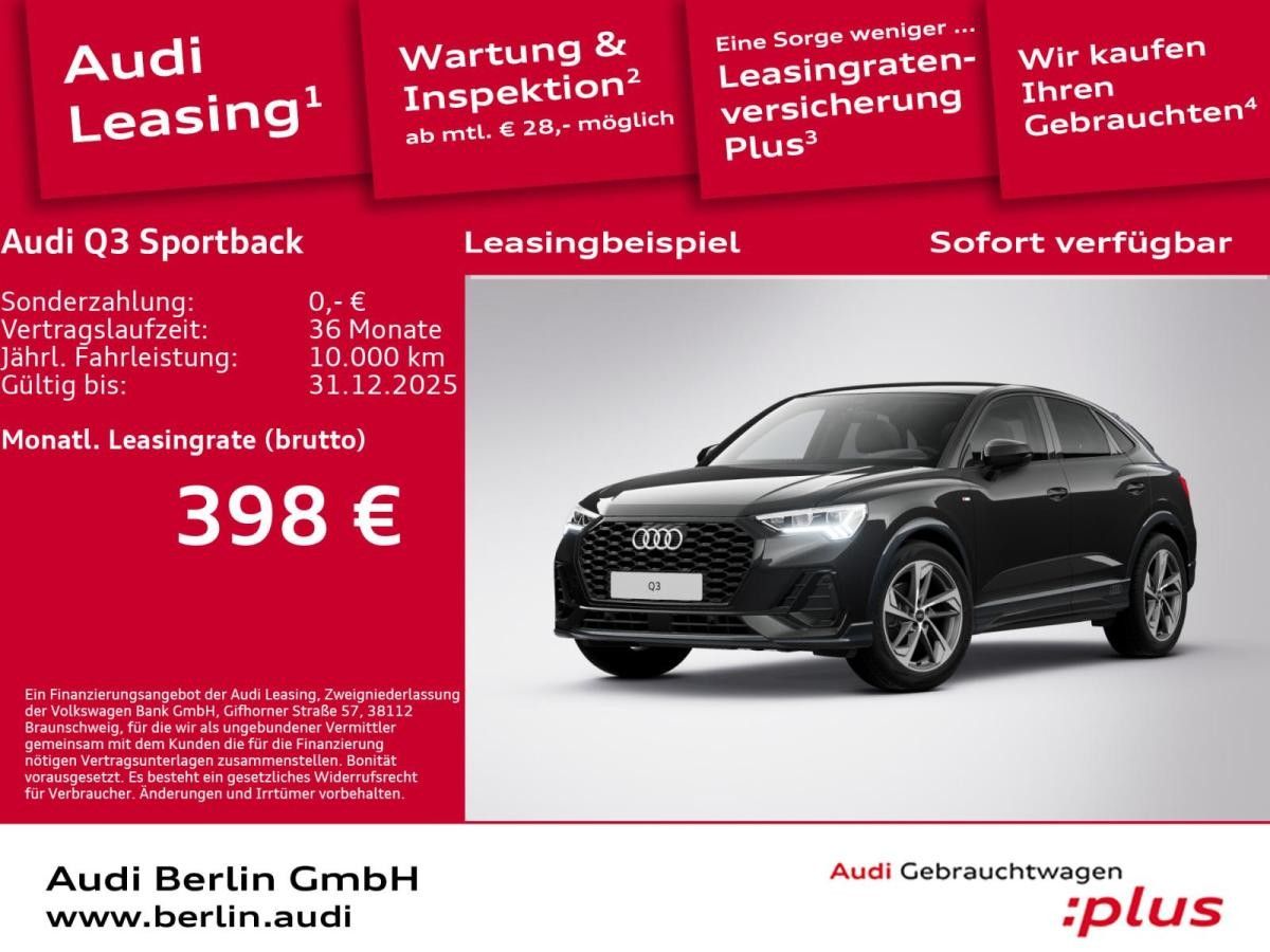 Audi Q3 Sportback S line 35 TFSI S tronic Leasing