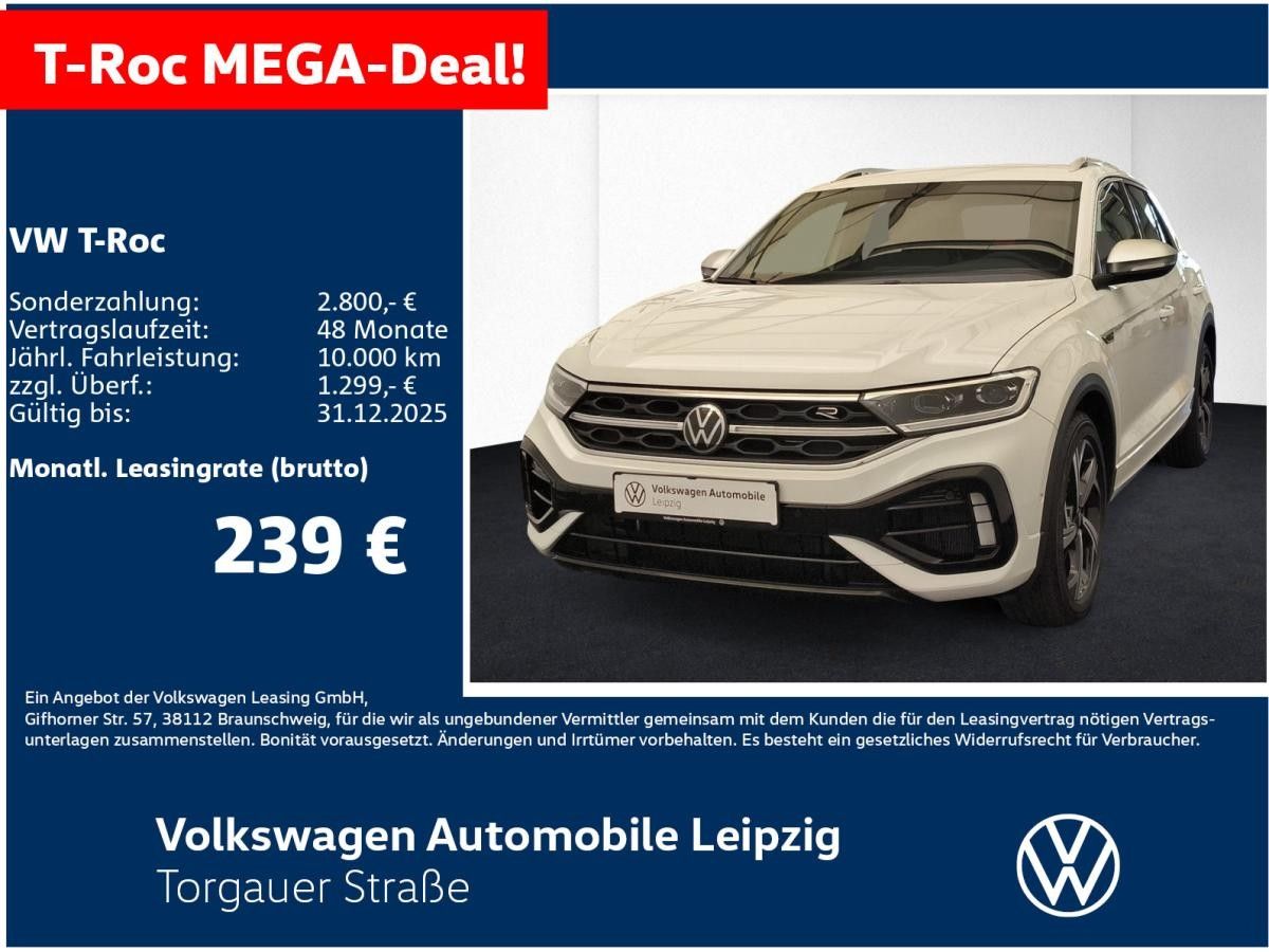 Volkswagen T-Roc R 2.0 l TSI 4MOTION DSG Leasing