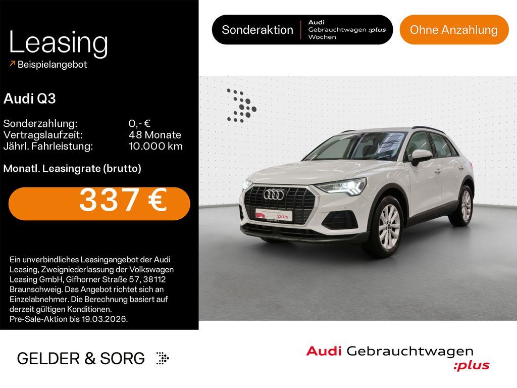Audi Q3 35 TDI S tronic ACC*CarPlay*LED*Kamera*Sound* Leasing