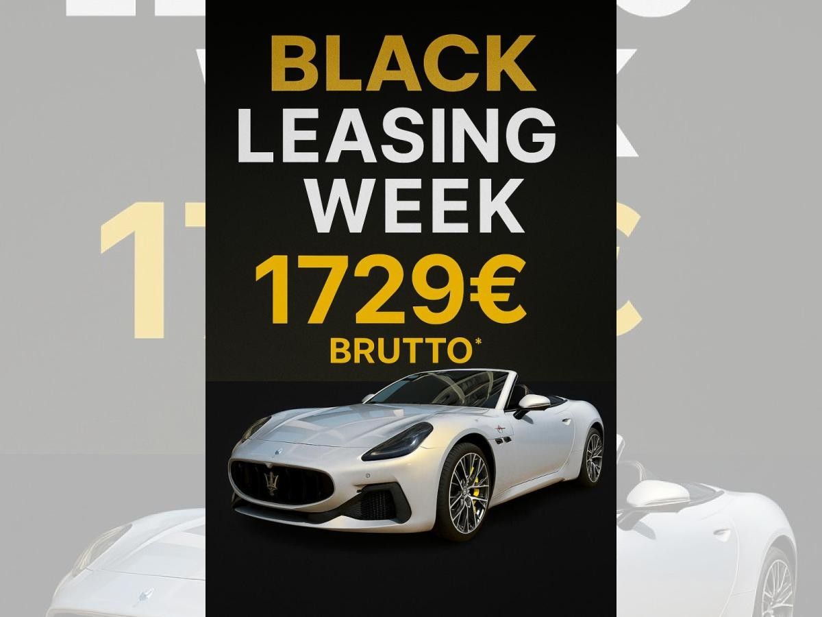 Maserati GranCabrio MY25 490 PS – Jetzt zur Bestellaktion zum Best Price 💥 Leasing