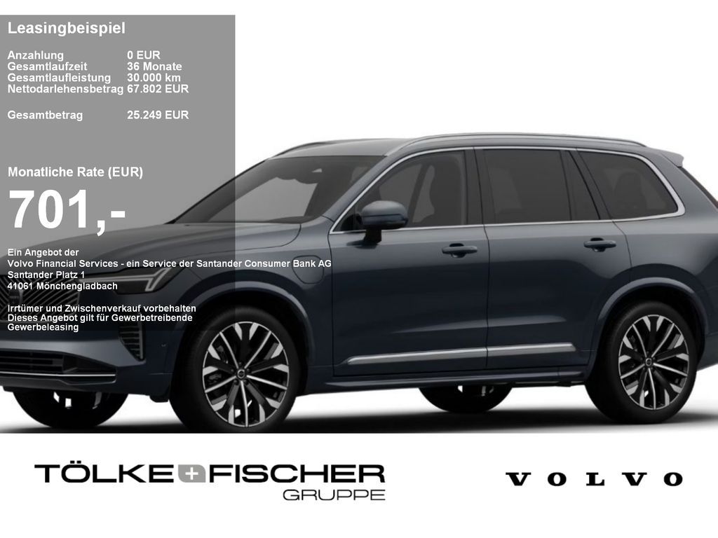 Volvo XC90 T8 AWD PHEV Plus Bright Gewerbe Aktion Leasing