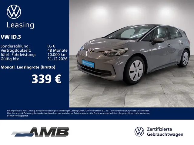 Volkswagen ID.3 Pro 62kWh/LED/Navi/Sitzhzg/CCS/e-Sound