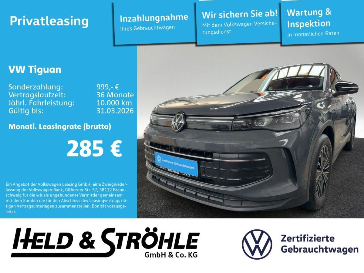 Volkswagen Tiguan GOAL 2.0 TDI DSG IQ AHK 360° IDA TRAVEL Leasing