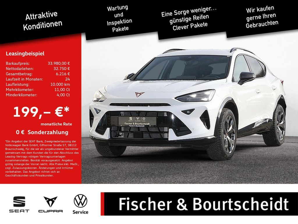 Cupra Formentor 1.5 eTSI 110 kW DSG LED KAMERA NAVI Leasing