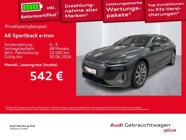 Audi A6 e-tron A6 Sportback e-tron S LINE/LM21/TECH-PLUS/AHK Leasing