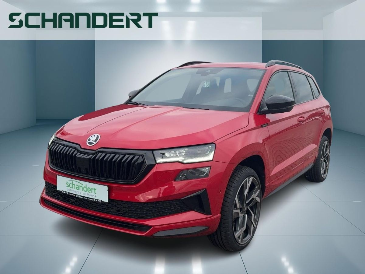 Skoda Karoq 1.5 TSI Sportline DSG Matrix Navi PLA Klimaauto🚀Sofort-Verfügbar🚀Autohaus-Schandert Top-Deal✨ Leasing
