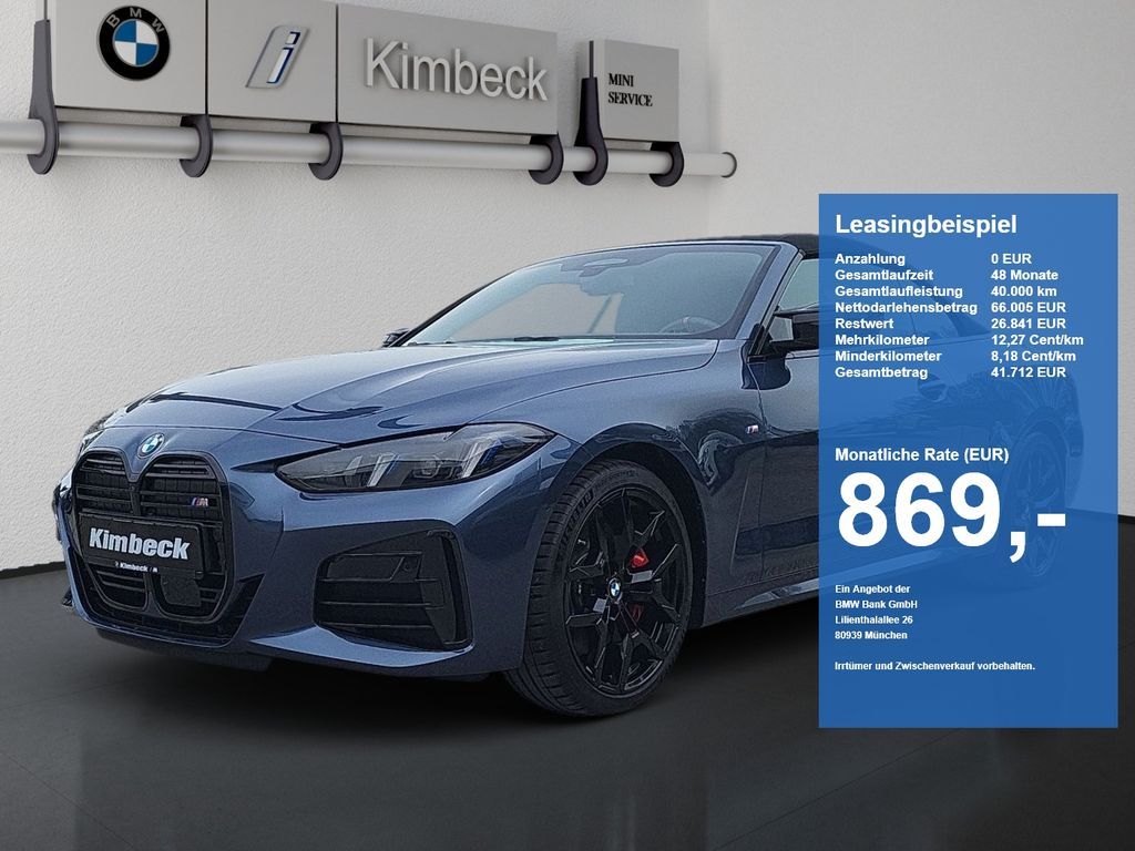 BMW M440d xDrive Cabrio M SPORT PRO 360° ACC HeadUp Leasing