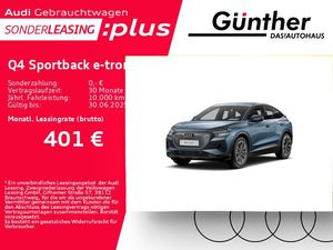 Audi Q4 Sportback e-tron 45+WINTERRÄDER+AHK+KAMERA++ Leasing