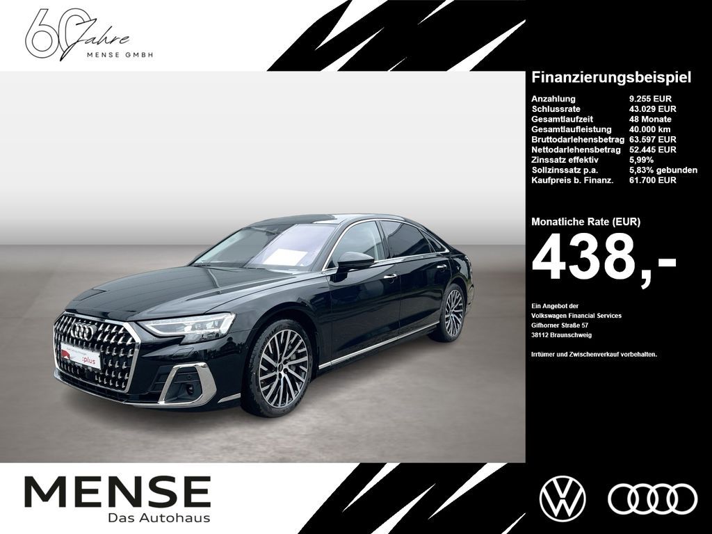 Audi A8 lang 60 TFSI e quattro Matrix|AHK|HUD|Luft Leasing
