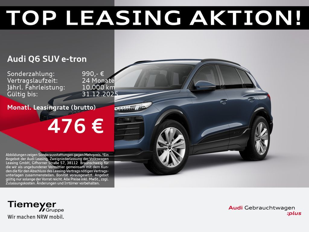 Audi Q6 e-tron PERFORMANCE LM20 LEDER KAMERA BuO Leasing