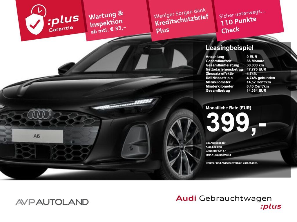 Audi A6 Avant TDI quattro S tronic | AHK | PANO | Leasing