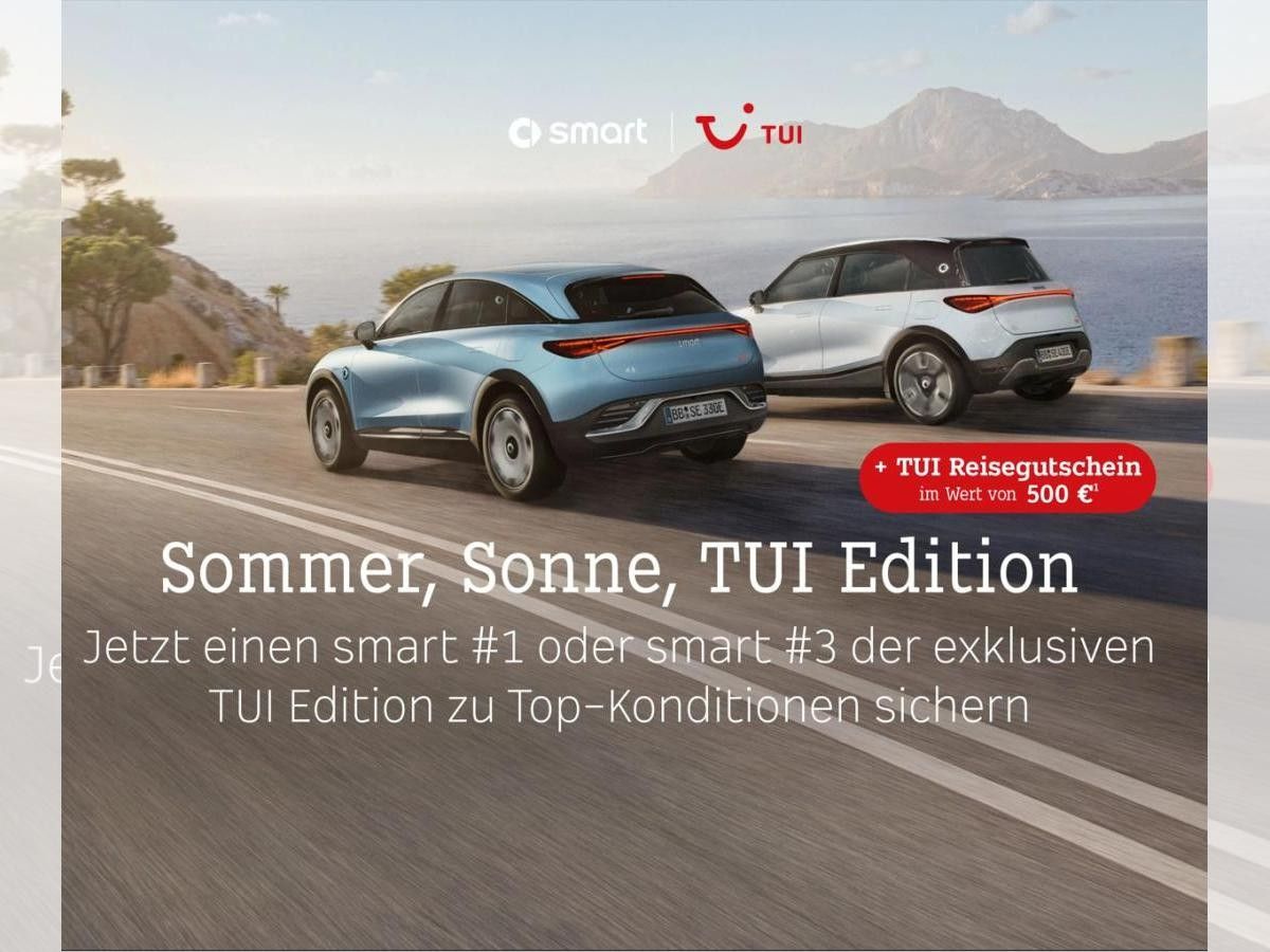 smart #3 Premium ✈️ TUI-Sonderedition inkl. 500€ Reisegutschein**❗️(Head-up/Soundsystem/Navi/Pano/LED+) Leasing