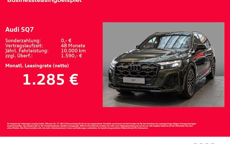 Audi Sq7 SQ7 TFSI Quattro Tiptronic 5dr Auto kaufen