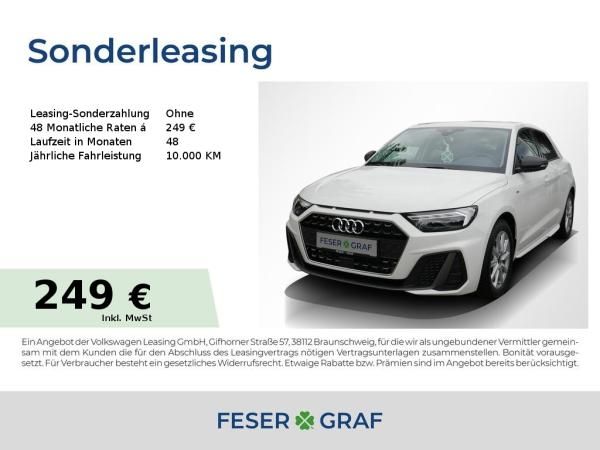 Audi A1 Sportback 30 TFSI Schaltge. S line LED Sitzh. Leasing