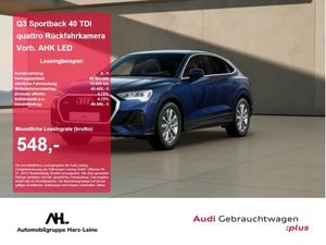 Audi Q3 Sportback 40 TDI quattro Rückfahrkamera Vorb. AHK LED