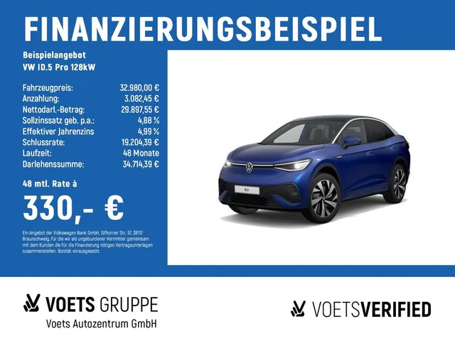 Volkswagen ID.5 Pro 128kW MATRIX-LED+RearView+SHZ