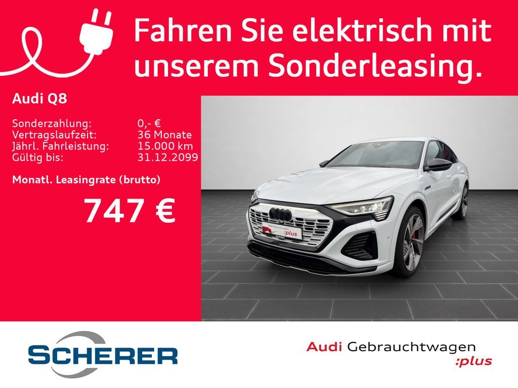 Audi Q8 Sportback S line 55 e-tron quattro AHK PANO O Leasing