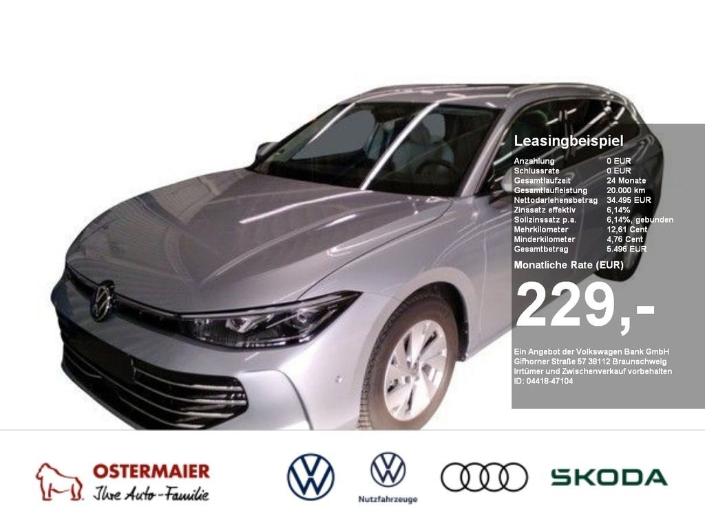 Volkswagen Passat Variant ELGANCE 2.0TDI 150PS DSG NP.65T A Leasing