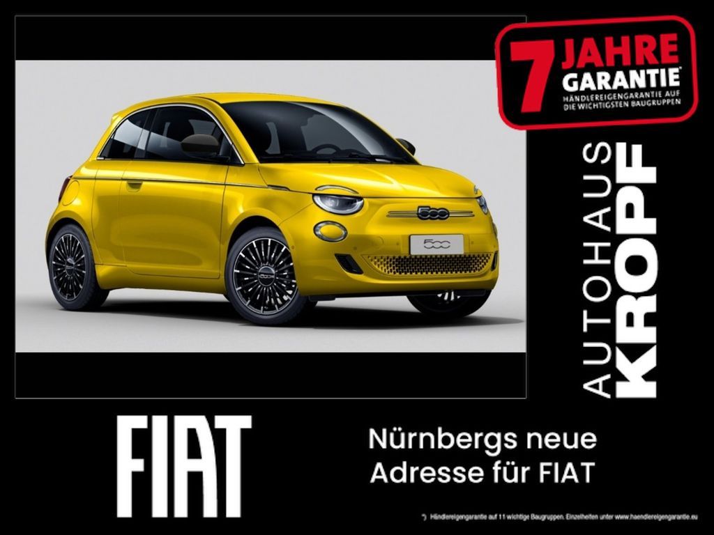 Fiat 500e LaPrima LED+KlimaA+CarPlay Leasing