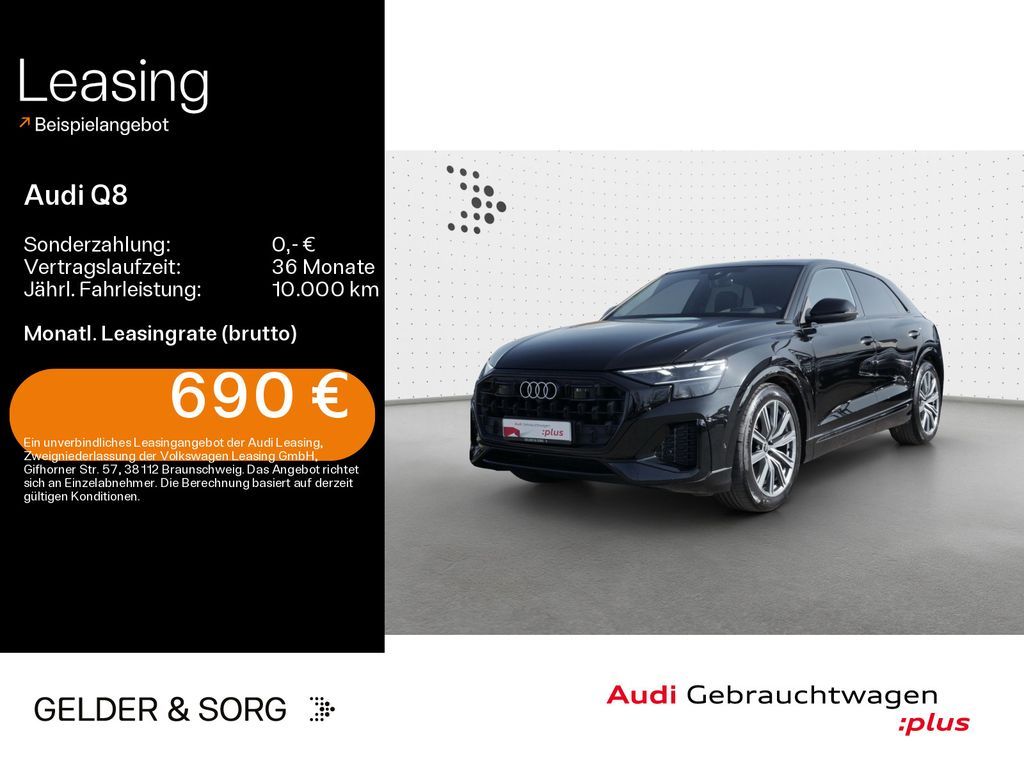 Audi Q8 50 3.0 TDI quattro HuD*Pano*air*AHK*Matrix* Leasing