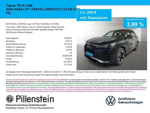 Volkswagen Tiguan TDI R-LINE AHK+AREA+19"+TRAVEL+ERGOSITZ