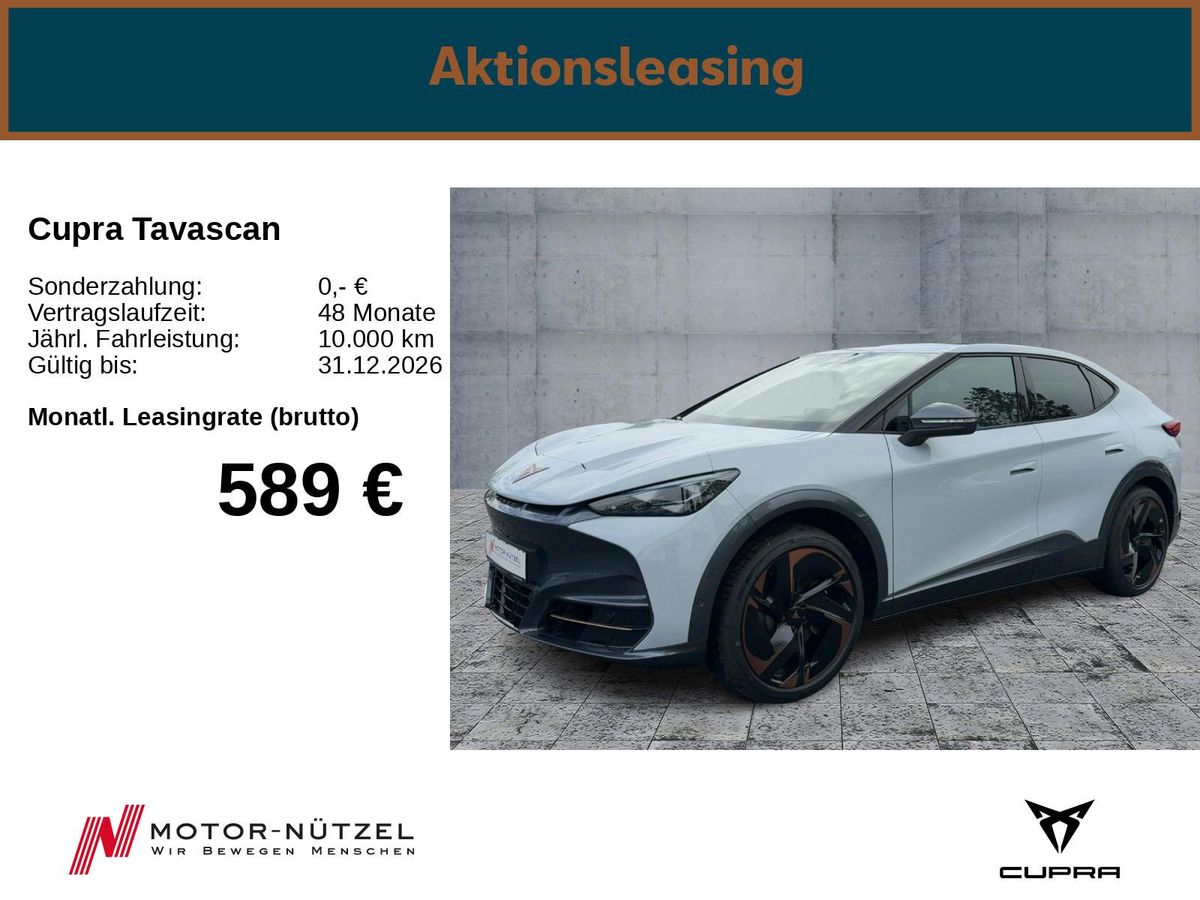 Cupra Tavascan Endurance 77 kWh Adrenaline Pack Below Zero Leasing