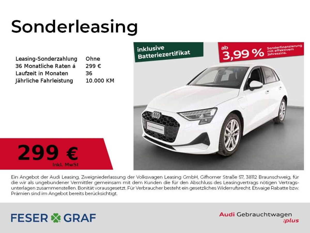 Audi A3 Sportback TFSI advanced e S tronic Rfk Leasing