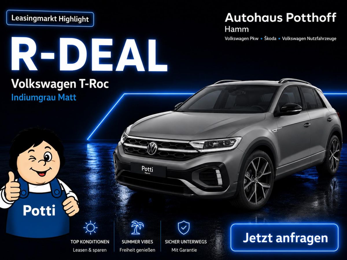 Volkswagen T-Roc R 2.0 TSI DSG 4MOTION 💥R-Deal💥Akra PANO AHK NAVI IQ.LIGHT DCC Leasing