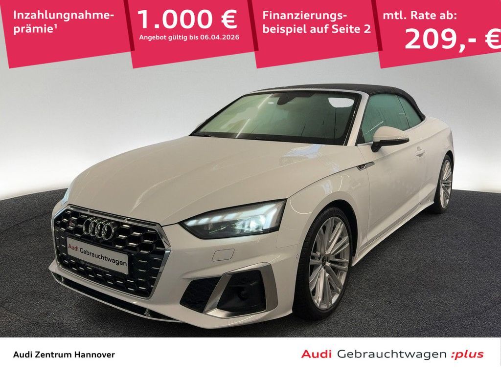 Audi S5 Cabriolet 3.0 TFSI quattro HEADUP KEYLESS LED Leasing