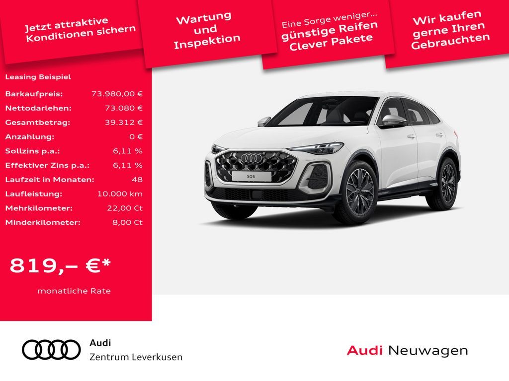 Audi SQ5 Sportback ACC LED NAVI VIRT KAM PDC SHZ KLIM Leasing