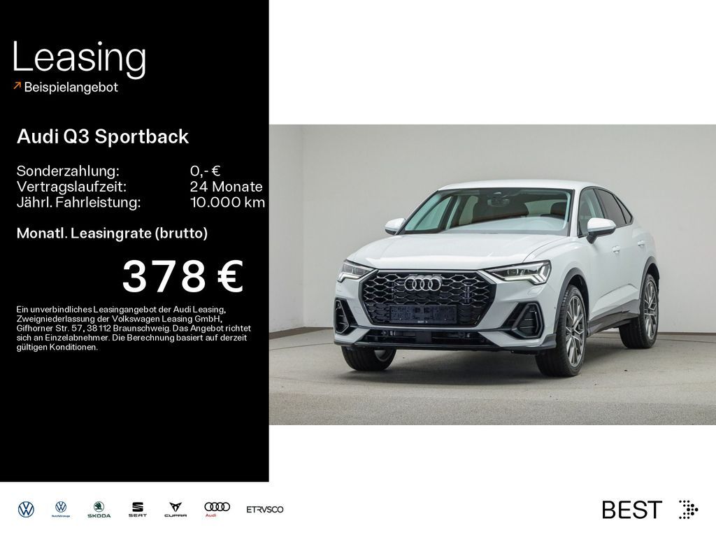 Audi Q3 Sportback 35 TDI KAMERA*ADFAHR*MATRIX*CARPLAY Leasing