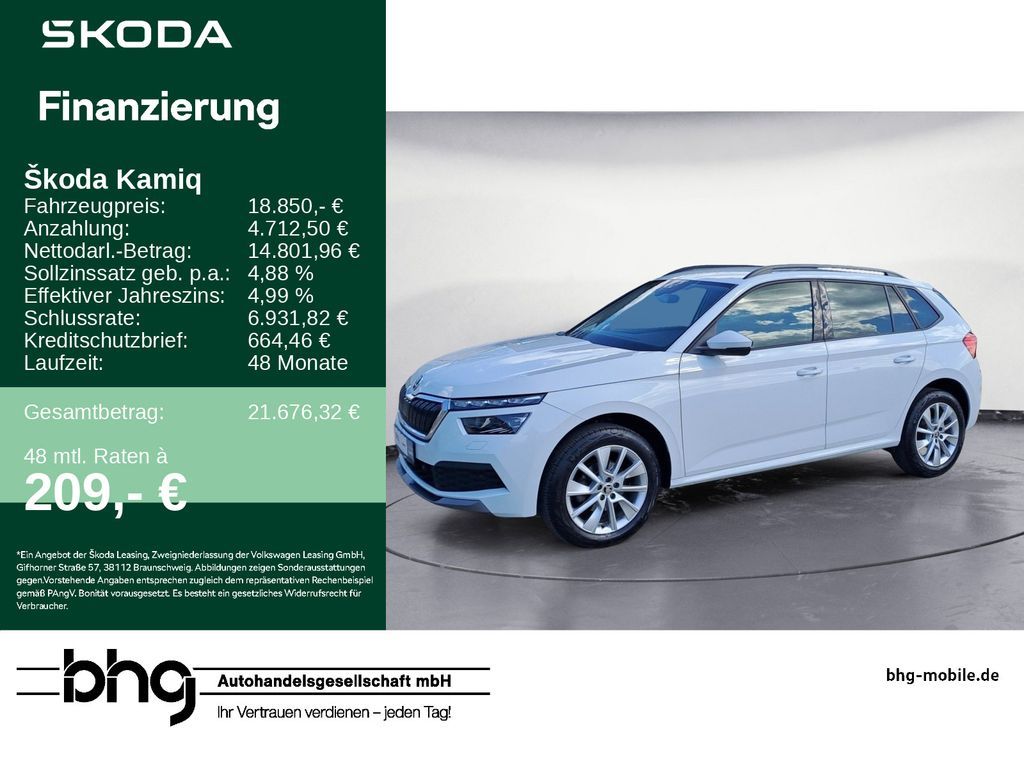 Skoda Kamiq Tour 1.5 TSI *NAVI*APP-CONNE *NAVI*APP-CON Leasing
