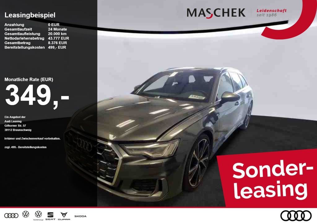 Audi A6 Avant S Line 55 TFSI quat Standh. Matrix b&O Leasing
