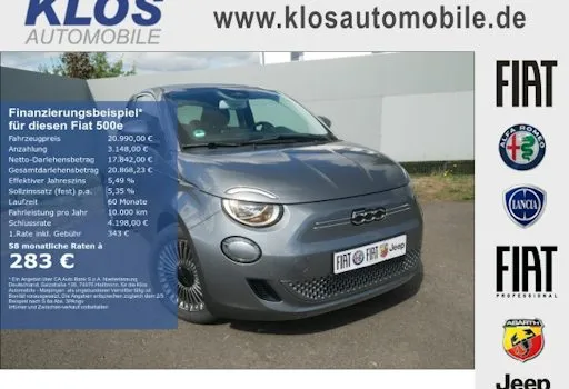Fiat 500-elektro Limousine 42 KWh 3dr