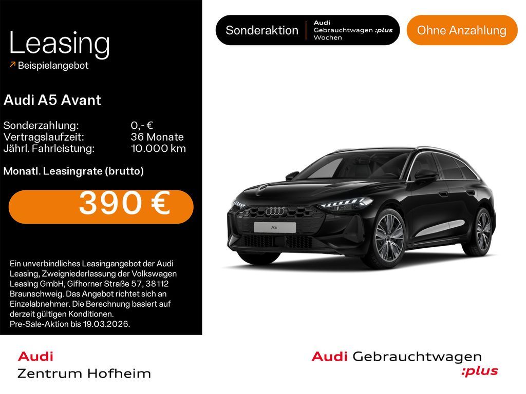 Audi A5 Avant 40 TDI S tro*Pano*LED+*Virtual*Navi+*Sp Leasing