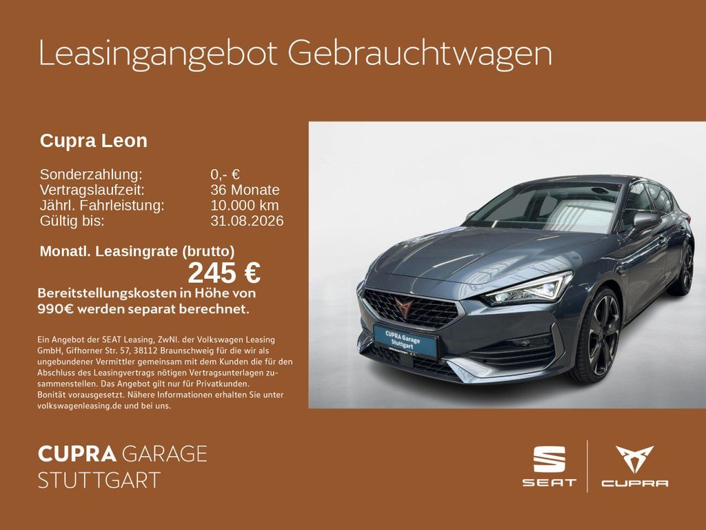 Cupra Leon 2.0 TSI DSG 180 kW Leasing