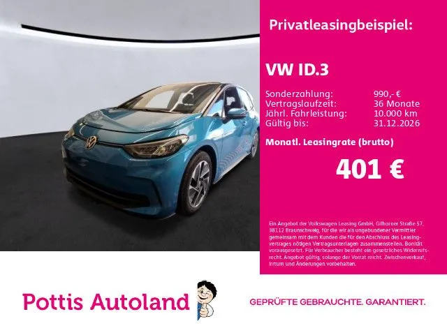 Volkswagen ID.3 PRO KAMERA KLIMA LED PDC LM18