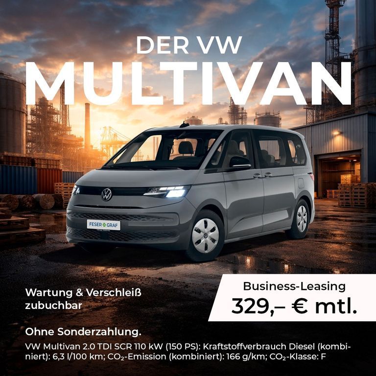 Volkswagen T7 Multivan 2.0 TDI SCR DSG Leasing