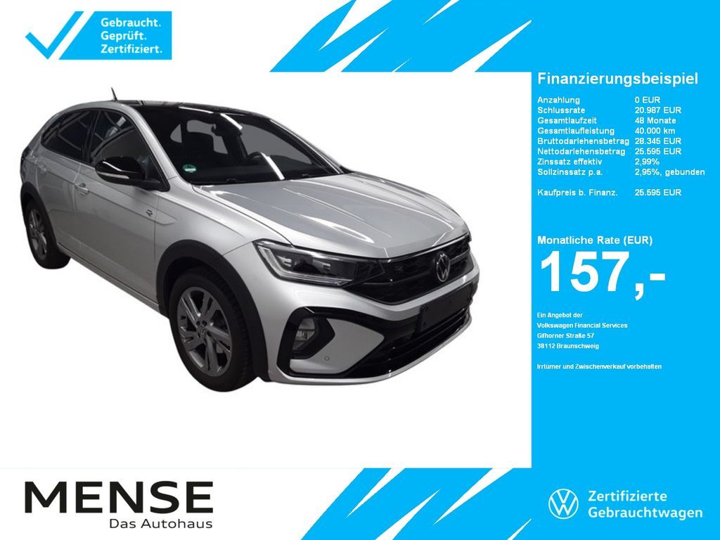 Volkswagen Taigo 1.0 TSI DSG R-Line IQ.Light|Matrix|CarPlay Leasing