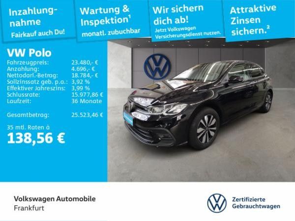 Volkswagen Polo 1.0 TSI DSG Goal Navi LED DAB+ FrontAssist Leasing