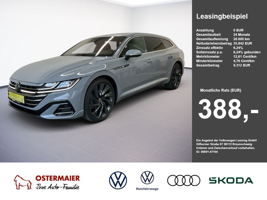 Volkswagen Arteon Shootingbrake R-LINE 2.0TDI 200PS DSG ACC Leasing